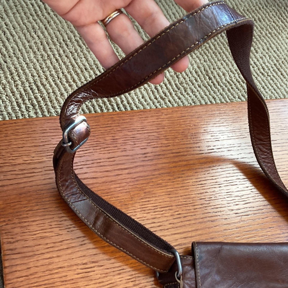 JACK GEORGES VOYAGER Handbag. 💯 buffalo leather. - Picture 13 of 14